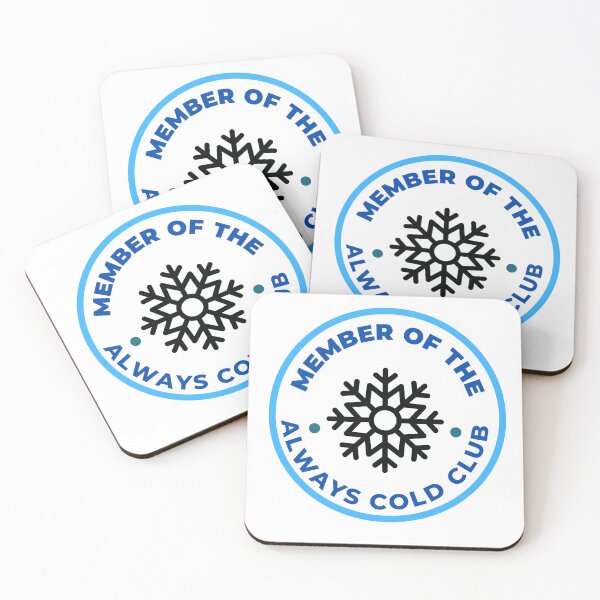 Item preview, Member of the always cold club, winter shirt, funny chilly merch designed and sold by Paintingladycat.