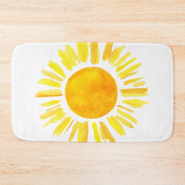 Item preview, Brushed Watercolor Sun Illustration | Bright Happy Day designed and sold by MiaDelelai.
