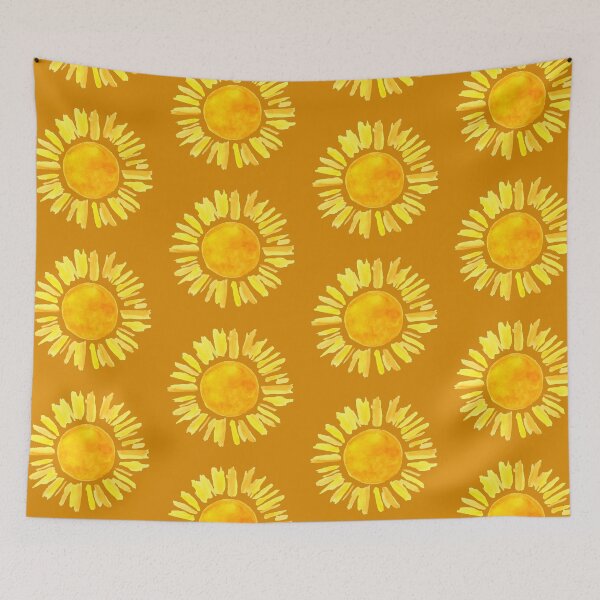 Item preview, Brushed Watercolor Sun Illustration | Bright Happy Day designed and sold by MiaDelelai.