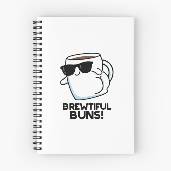 Item preview, Brewtiful Buns Funny Coffee Puns  designed and sold by punnybone.