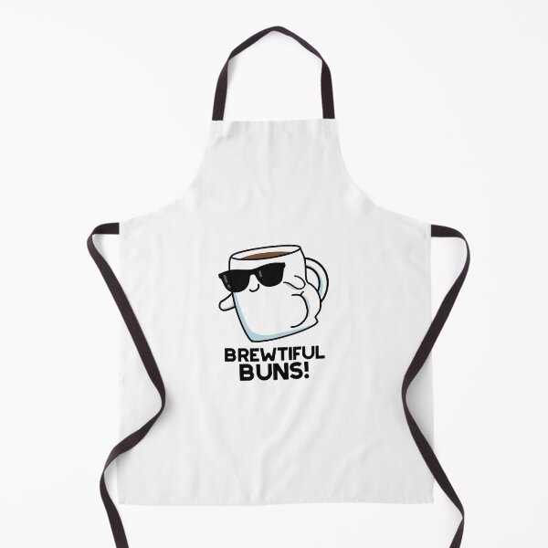 Item preview, Brewtiful Buns Funny Coffee Puns  designed and sold by punnybone.