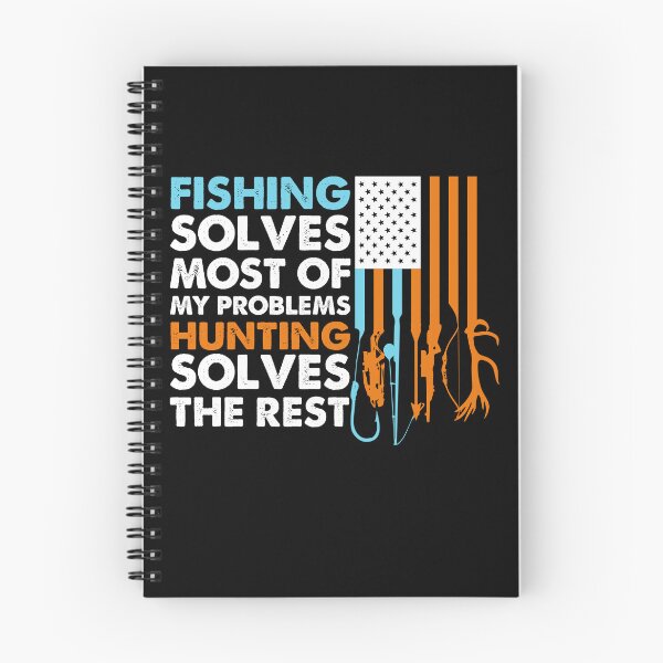 Item preview, Fishing Solves Most Of My Problems Hunting Solves The Rest Hunting Lover Deer Hunting designed and sold by Sibombom.