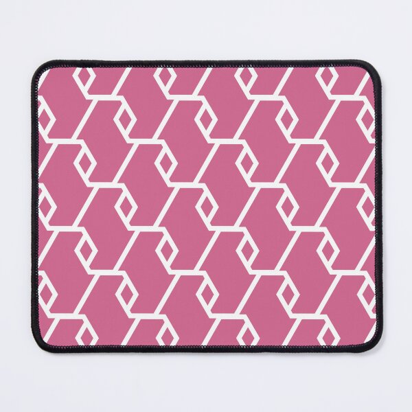 Item preview, Bubblegum and White Diamond Shape Line Pattern Pairs Coloro 2022 Popular Color Pink Guava 151-53-27 designed and sold by ColorOfTheYears.