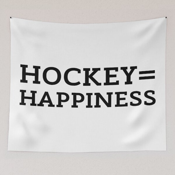Item preview, HOCKEY HAPPINESS designed and sold by HOCKEYBUBBLE.