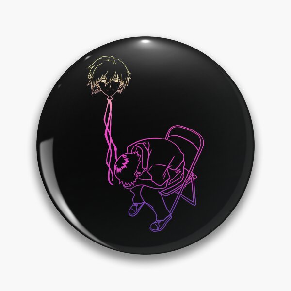 Item preview, NGE! Shinji Ikari chair Kaworu balloon essential messed up gradient shirt for fans designed and sold by angsty-angst.