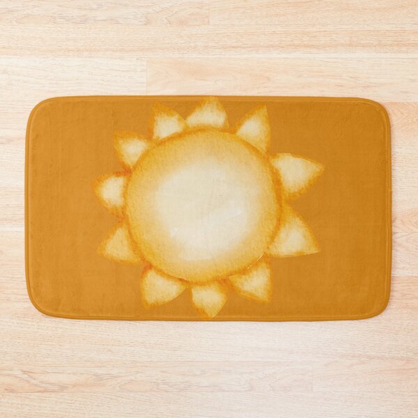 Item preview, Yellow Shining Watercolor Sun Painting | Happiness Motivation | Bright Happy Day designed and sold by MiaDelelai.