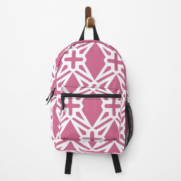 Item preview, Bubblegum and White Geometric Pattern Pairs Coloro 2022 Popular Color Pink Guava 151-53-27 designed and sold by ColorOfTheYears.