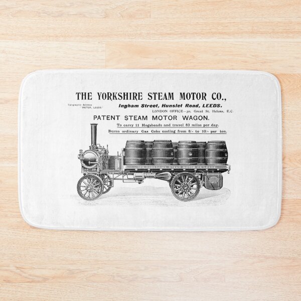 Artikelvorschau, Vintage Werbung für Dampfmotorwagen entworfen und verkauft von Random Railways.