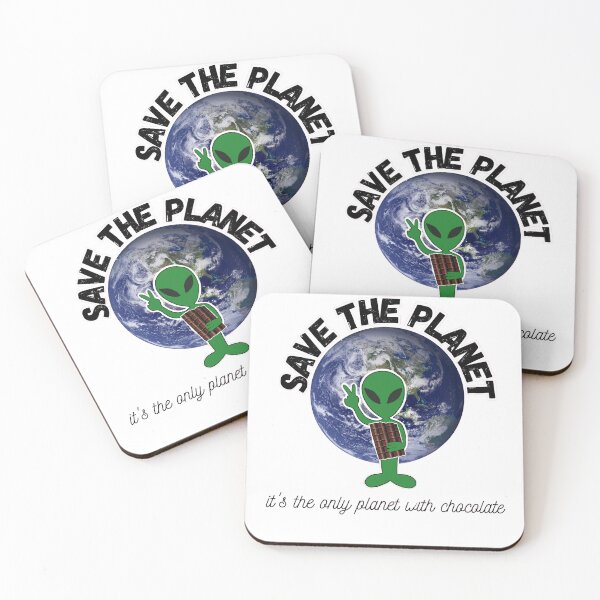 Item preview, Save the planet - it's the only planet with chocolate designed and sold by Tastenhauer.