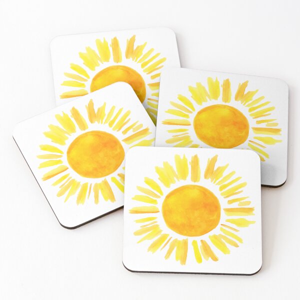 Item preview, Brushed Watercolor Sun Illustration | Bright Happy Day designed and sold by MiaDelelai.