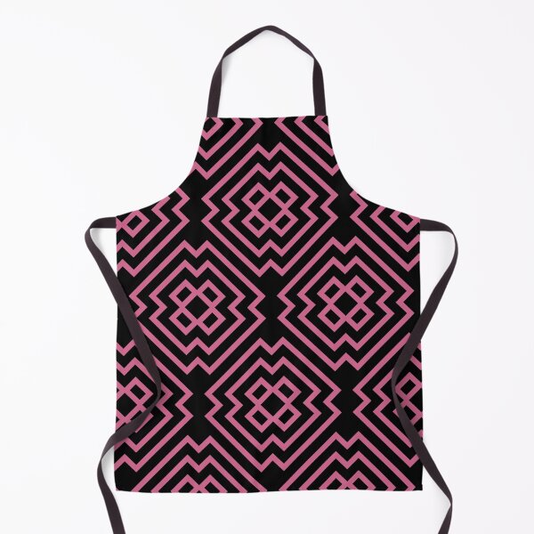 Item preview, Black and Bubblegum Ornamental Shape Pattern 6 Pairs Coloro 2022 Popular Color Pink Guava 151-53-27 designed and sold by ColorOfTheYears.