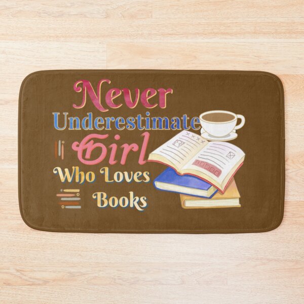 Item preview, cut girl never underestimate girl who loves books and coffee cut T_shirt _perfect  girl never underestimate girl why loves books and coffee designed and sold by Ndli.