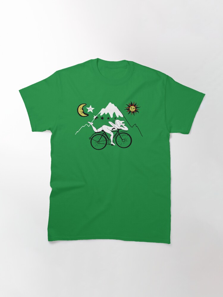 Thumbnail 3 of 7, Classic T-Shirt, Bicycle Day designed and sold by hheartstrimgs.