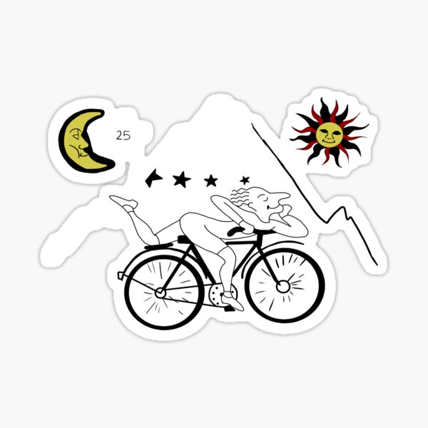 Bicycle Day Stickers for Sale | Redbubble
