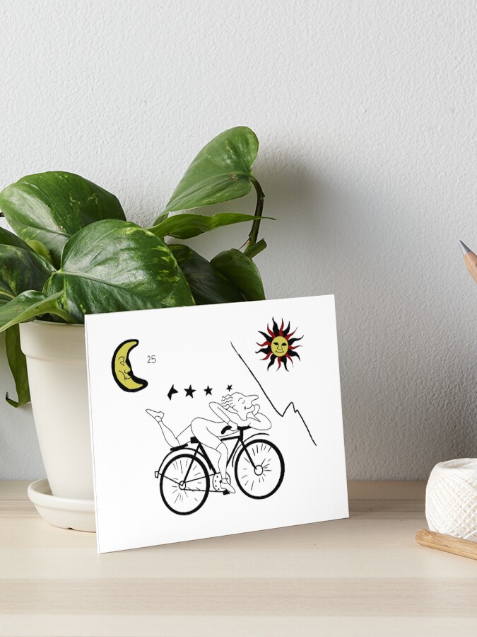 Bicycle Day Art Board Print