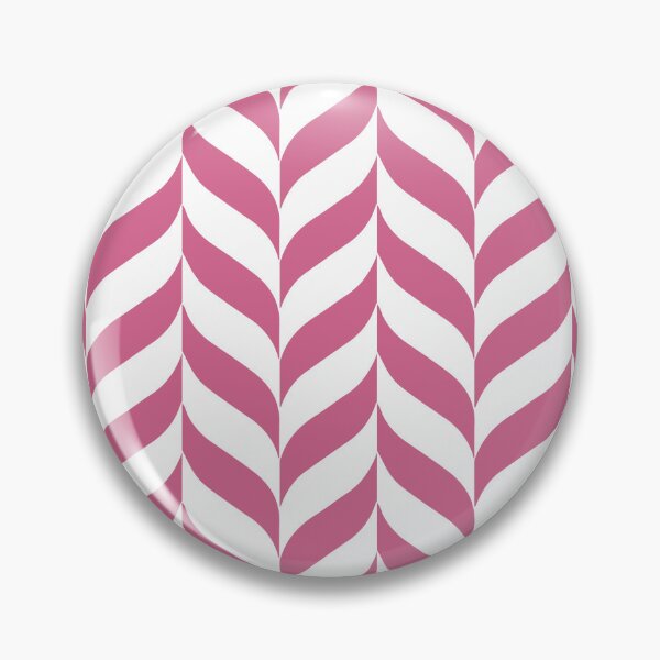 Item preview, Bubblegum and White Pretty Herringbone Pattern Pairs Coloro 2022 Popular Color Pink Guava 151-53-27 designed and sold by ColorOfTheYears.