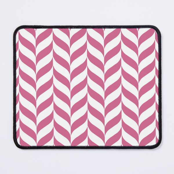 Artikelvorschau, Bubblegum and White Pretty Herringbone Pattern Pairs Coloro 2022 Popular Color Pink Guava 151-53-27 entworfen und verkauft von ColorOfTheYears.