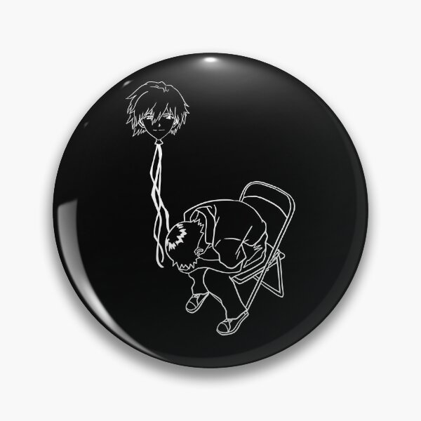 Item preview, NGE! Shinji Ikari chair Kaworu balloon essential messed up white designed and sold by angsty-angst.