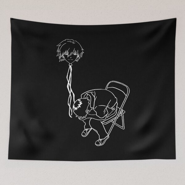 Item preview, NGE! Shinji Ikari chair Kaworu balloon essential messed up white designed and sold by angsty-angst.