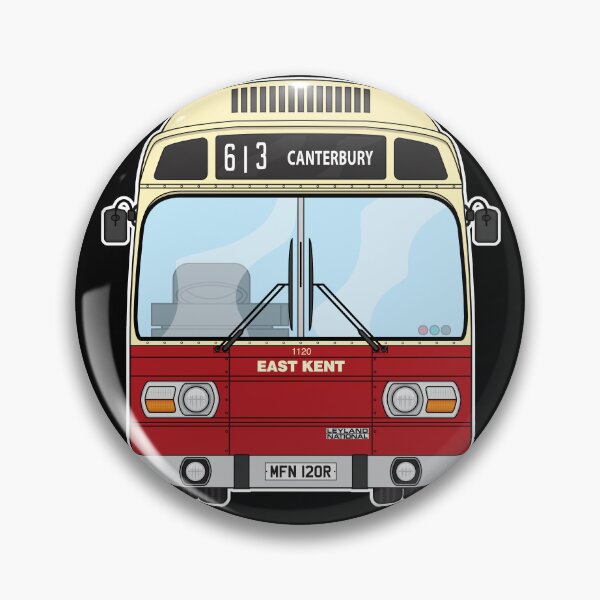 Item preview, East Kent Leyland National MFN120R 1120 Retro Illustration designed and sold by BFXIII.
