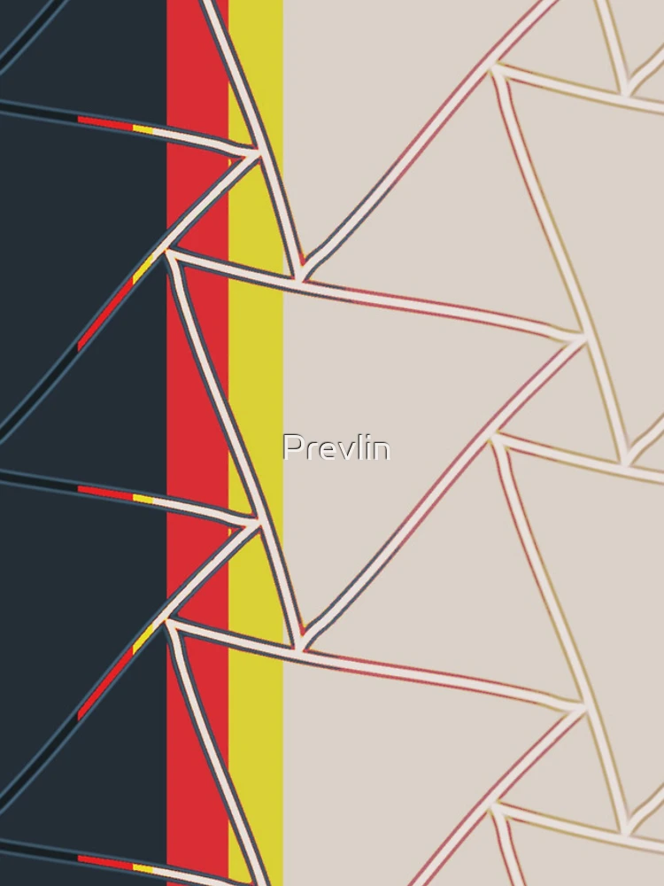 Thumbnail 4 of 4, iPhone Case, Abstract triangular patterns designed and sold by Prevlin.