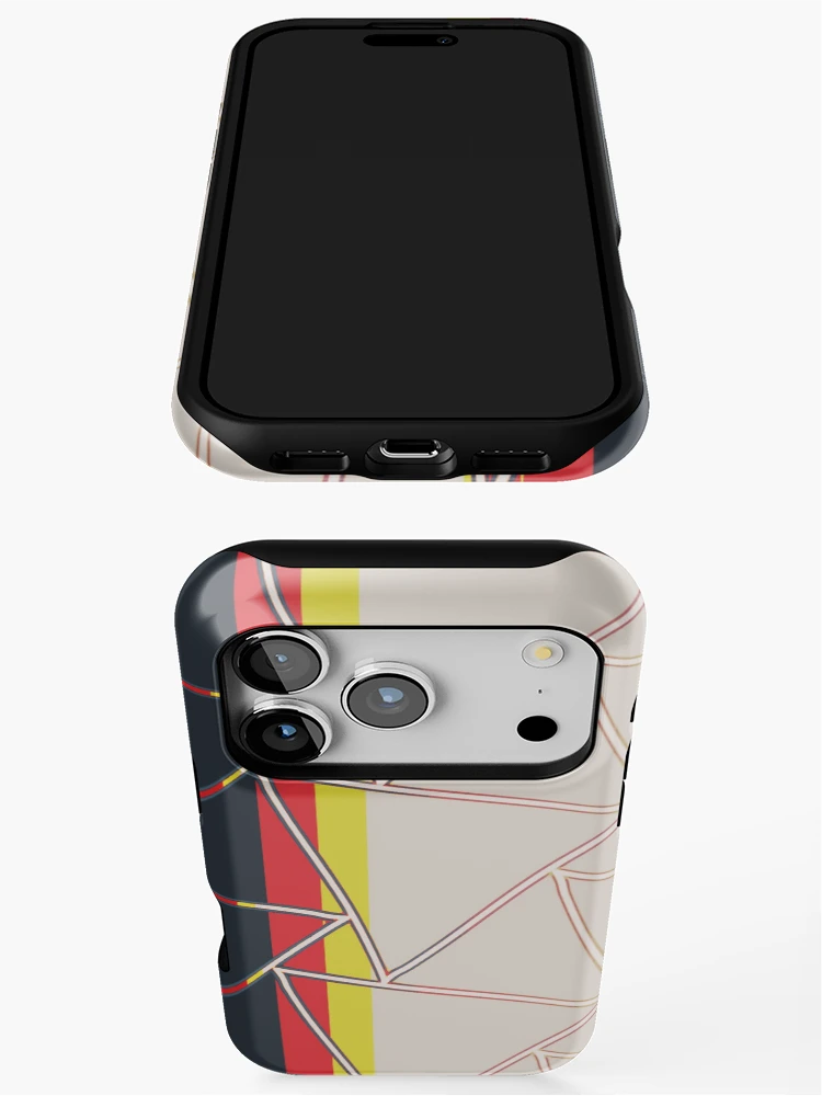 Thumbnail 3 of 4, iPhone Case, Abstract triangular patterns designed and sold by Prevlin.