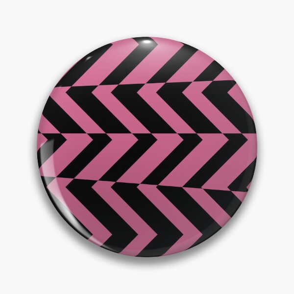 Item preview, Black and Bubblegum Chevron Horizontal Pattern Pairs Coloro 2022 Popular Color Pink Guava 151-53-27 designed and sold by ColorOfTheYears.