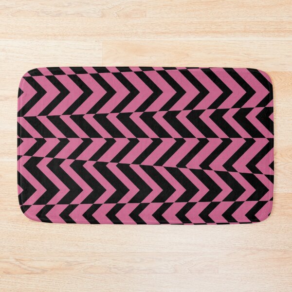 Item preview, Black and Bubblegum Chevron Horizontal Pattern Pairs Coloro 2022 Popular Color Pink Guava 151-53-27 designed and sold by ColorOfTheYears.