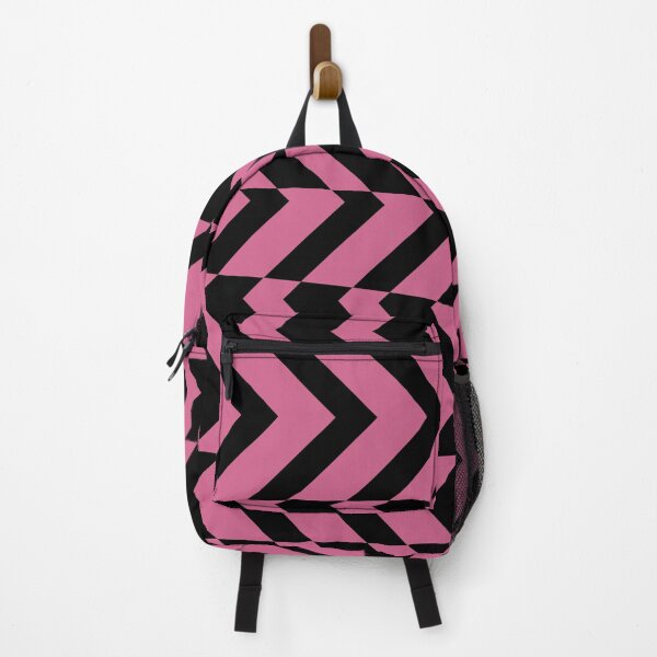 Item preview, Black and Bubblegum Chevron Horizontal Pattern Pairs Coloro 2022 Popular Color Pink Guava 151-53-27 designed and sold by ColorOfTheYears.