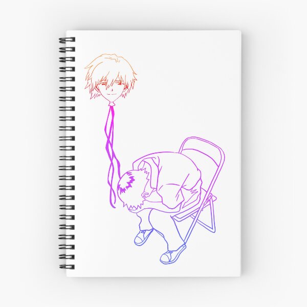 Item preview, NGE! Shinji Ikari chair Kaworu balloon essential messed up gradient shirt for fans designed and sold by angsty-angst.