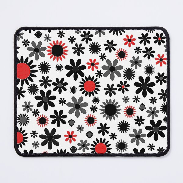 Item preview, Black and Red Floral Pattern designed and sold by RyanCaudell.