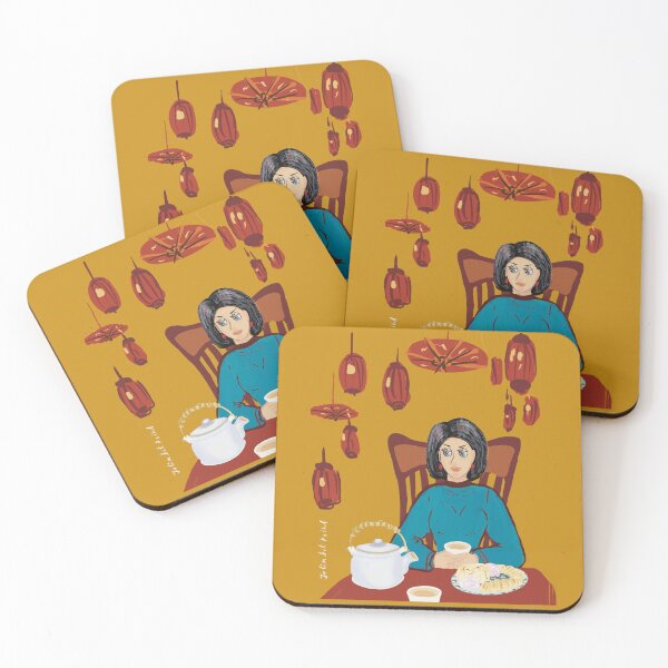 Item preview, Lady in chinese restaurant designed and sold by Julia's Print Studio .