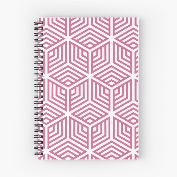 Item preview, Bubblegum and White Ornamental Cube Pattern Pairs Coloro 2022 Popular Color Pink Guava 151-53-27 designed and sold by ColorOfTheYears.