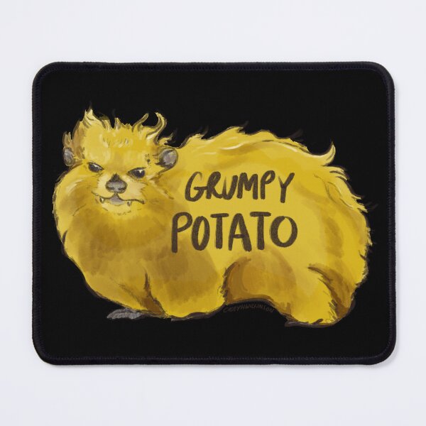 Item preview, Grumpy Potato Hyrax designed and sold by Casey Wilkinson.