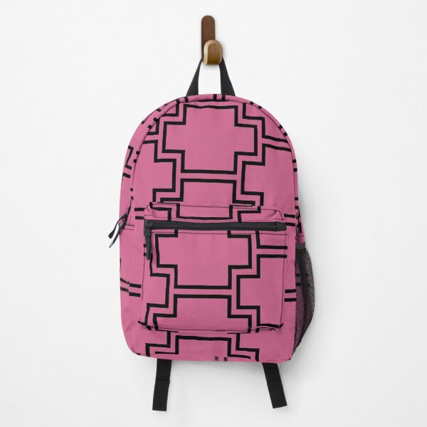 Item preview, Black and Bubblegum Tessellation Line Pattern 2 Pairs Coloro 2022 Popular Color Pink Guava 151-53-27 designed and sold by ColorOfTheYears.