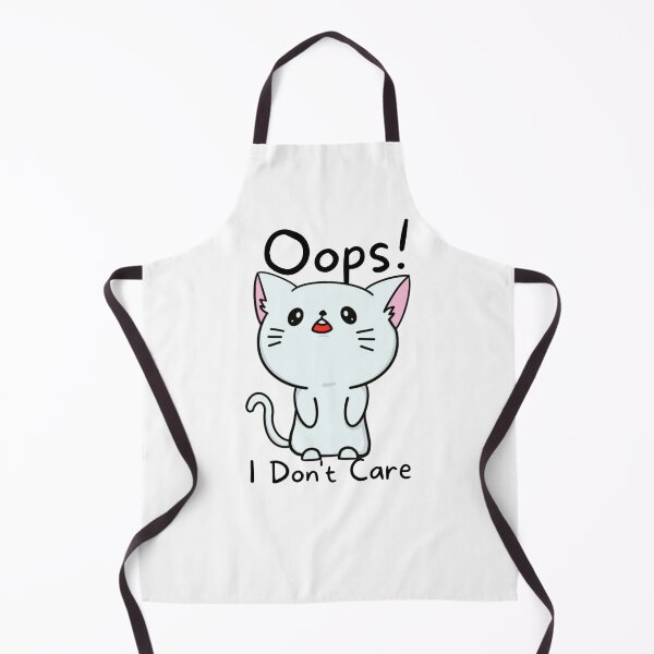 Item preview, Oops I Dont Care,Cat T-Shirts designed and sold by PrixSympa.