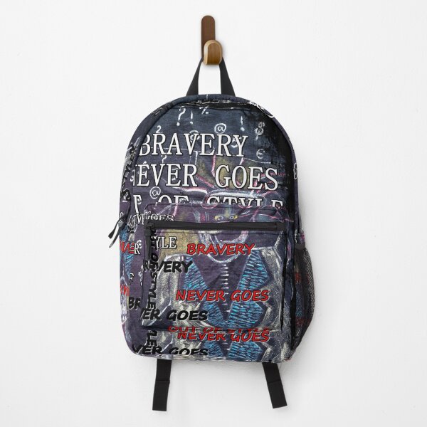 Item preview, Bravery never goes out of style, top trendy style, weirdo, kipper, scary face, inscriptions designed and sold by NessArtByEwa.