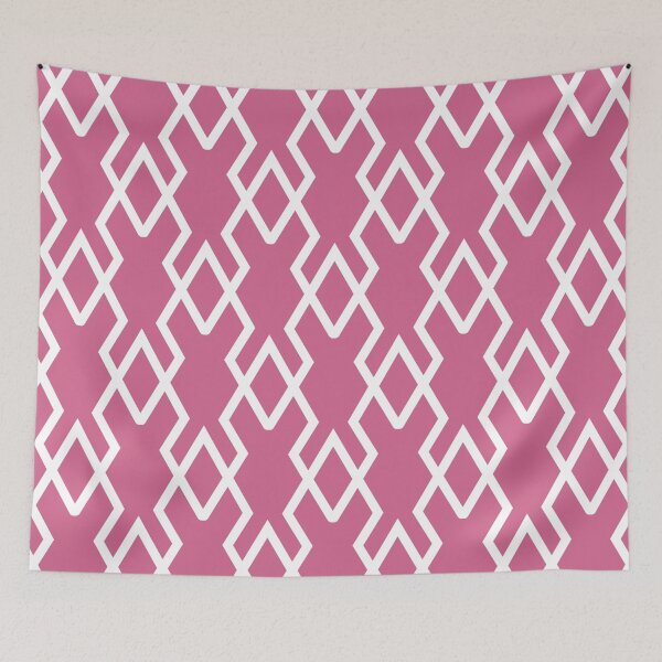 Item preview, Bubblegum and White Tessellation Pattern 19 Pairs Coloro 2022 Popular Color Pink Guava 151-53-27 designed and sold by ColorOfTheYears.