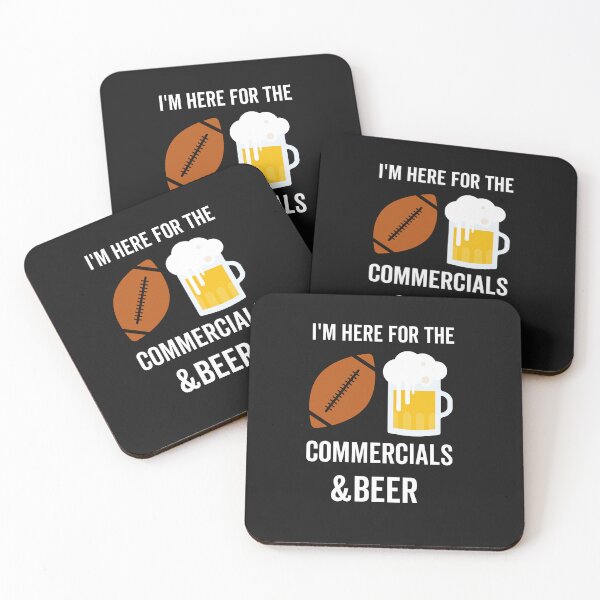 Item preview, Im Just Here For Commercials And Beer  designed and sold by Rainbow Designs.