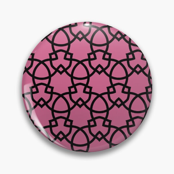 Item preview, Black and Bubblegum Tessellation Pattern 28 Pairs Coloro 2022 Popular Color Pink Guava 151-53-27 designed and sold by ColorOfTheYears.