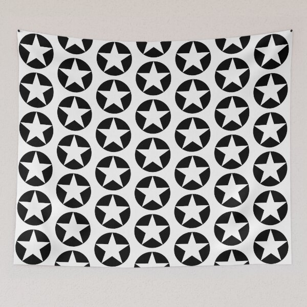 Item preview, Black 5-point star, or pentagram designed and sold by effervescence.