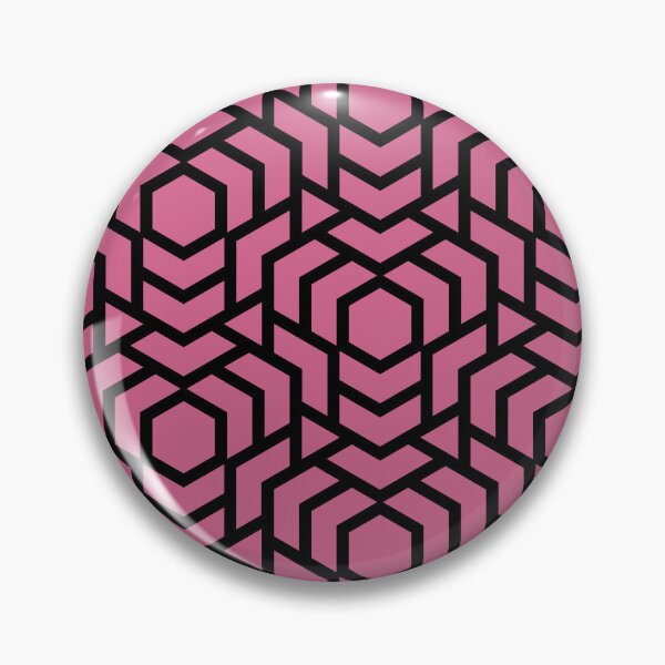 Item preview, Black and Bubblegum Tessellation Pattern 38 Pairs Coloro 2022 Popular Color Pink Guava 151-53-27 designed and sold by ColorOfTheYears.