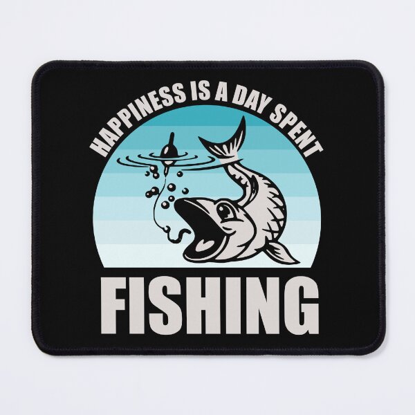 Item preview, Happiness Is A Day Spent Fishing designed and sold by OverbeeDesigns.