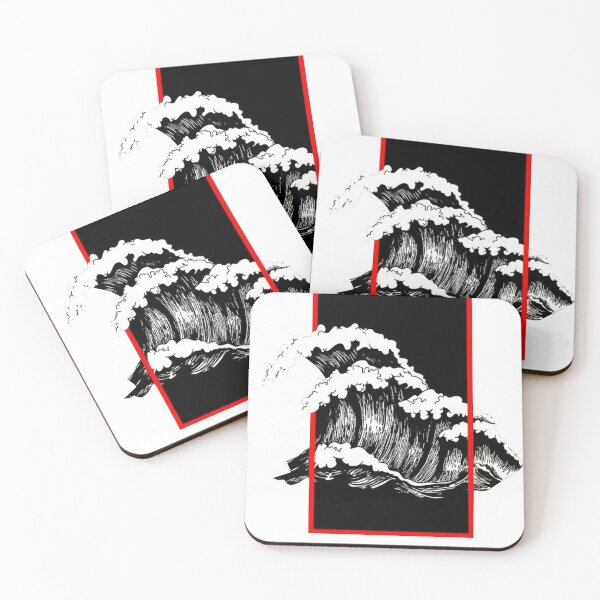 Item preview, Aesthetic Great Wave Off Kanagawa designed and sold by PourElla.