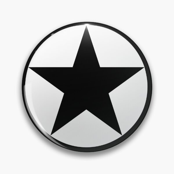 Item preview, White 5-point star, or pentagram designed and sold by effervescence.