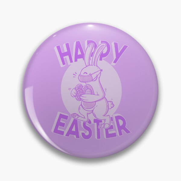 Item preview, covid happy easter face mask bunny pastel purple designed and sold by Gossip Rag.