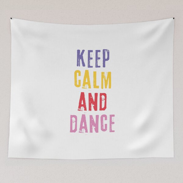 Item preview, Keep calm and dance – motivational quote. Colorful print. designed and sold by fowons.