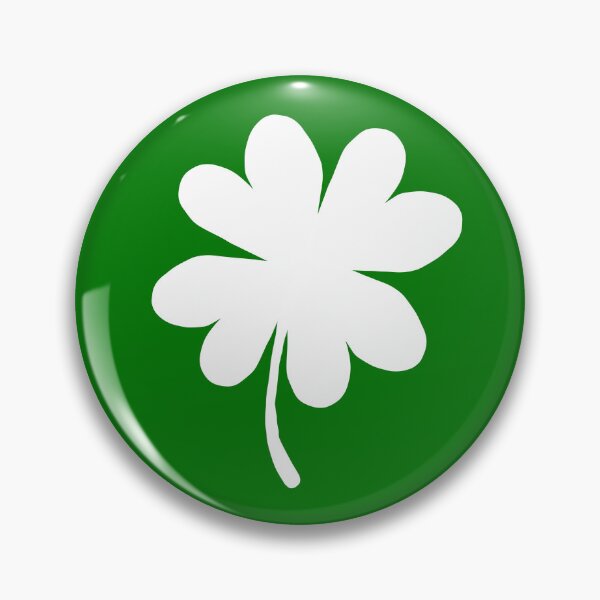 Item preview, St Patrick's day green and white 4 leaf clover designed and sold by DemonicGloom.