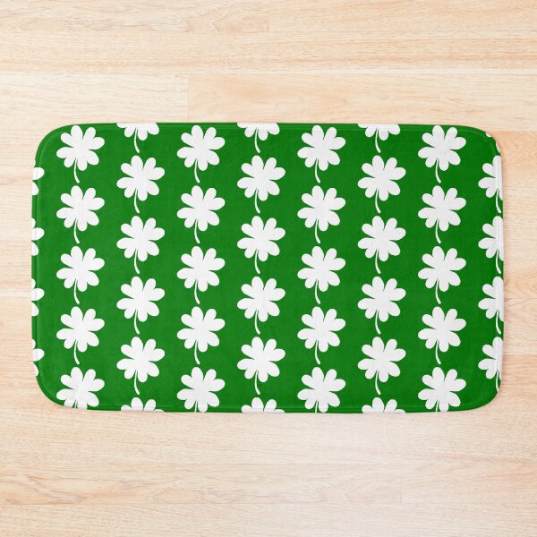 Item preview, St Patrick's day green and white 4 leaf clover designed and sold by DemonicGloom.