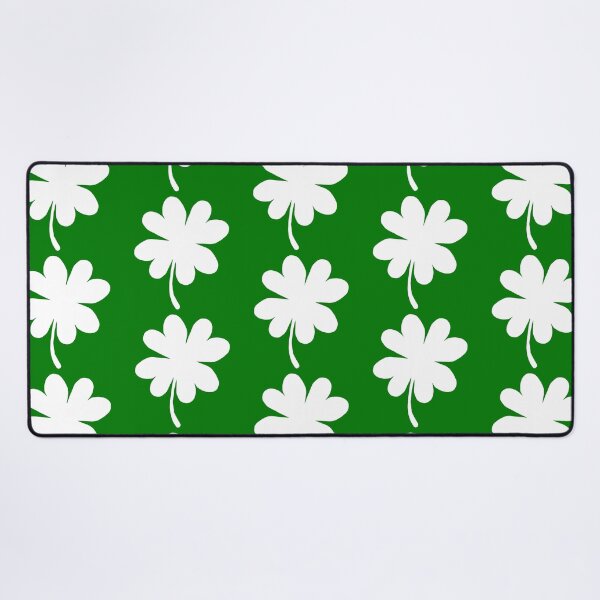 Item preview, St Patrick's day green and white 4 leaf clover designed and sold by DemonicGloom.